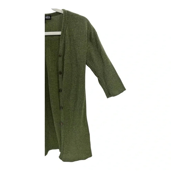 Trixxa Girl Green Girls Cardigan‎ Size Large - Picture 3 of 6